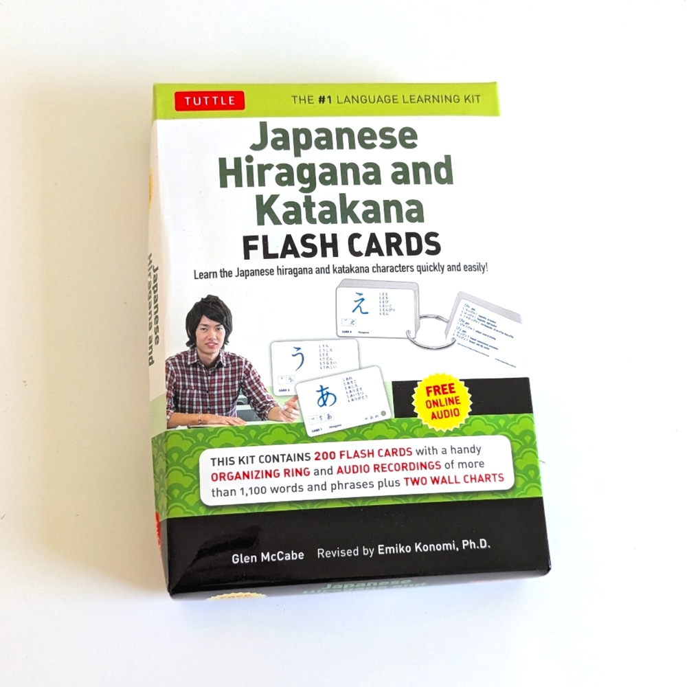 Tuttle Japanese Hiragana and Katakana Flash Cards